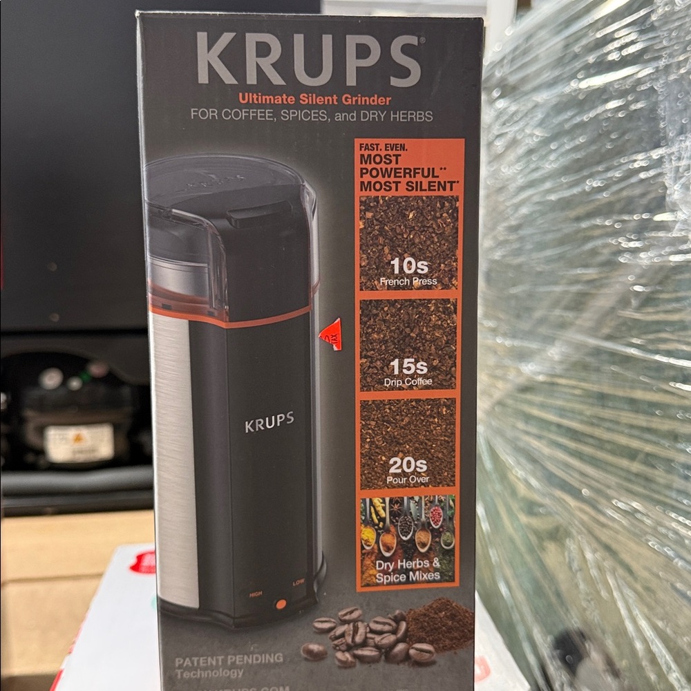 KRUPS Black Coffee and Spice Grinder